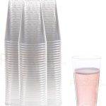 100 Pack Crystal Clear Plastic Cups