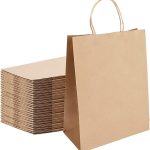 8x4.75x10.5" 100Pcs BagDream Kraft Paper Bags