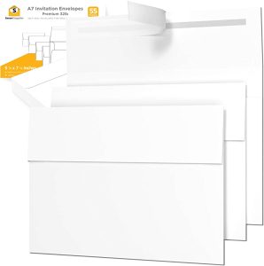 110 5x7 White Invitation Envelopes