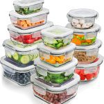 Glass Storage Containers with Lids (13-Pack)