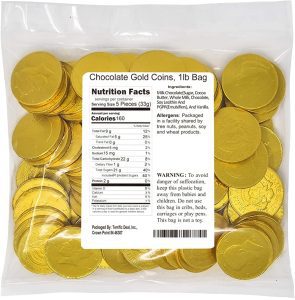 Chocolate Gold Coins 1lb Bag