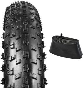 2-Pack 24x4.0 Schrader Bicycle Inner Tubes Compatible with Mountain Bike