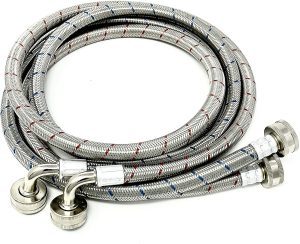 2-Pack Stainless Steel Washing Machine Hoses