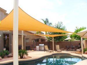 20x20x20 Oversized Triangle Shade Sail