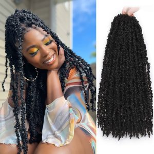 ZRQ 22 Inch Distressed Faux Locs Crochet Hair