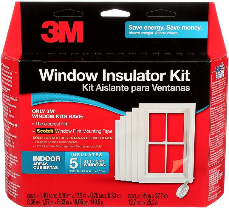 3M Indoor Window Insulator Kit for 5 Window