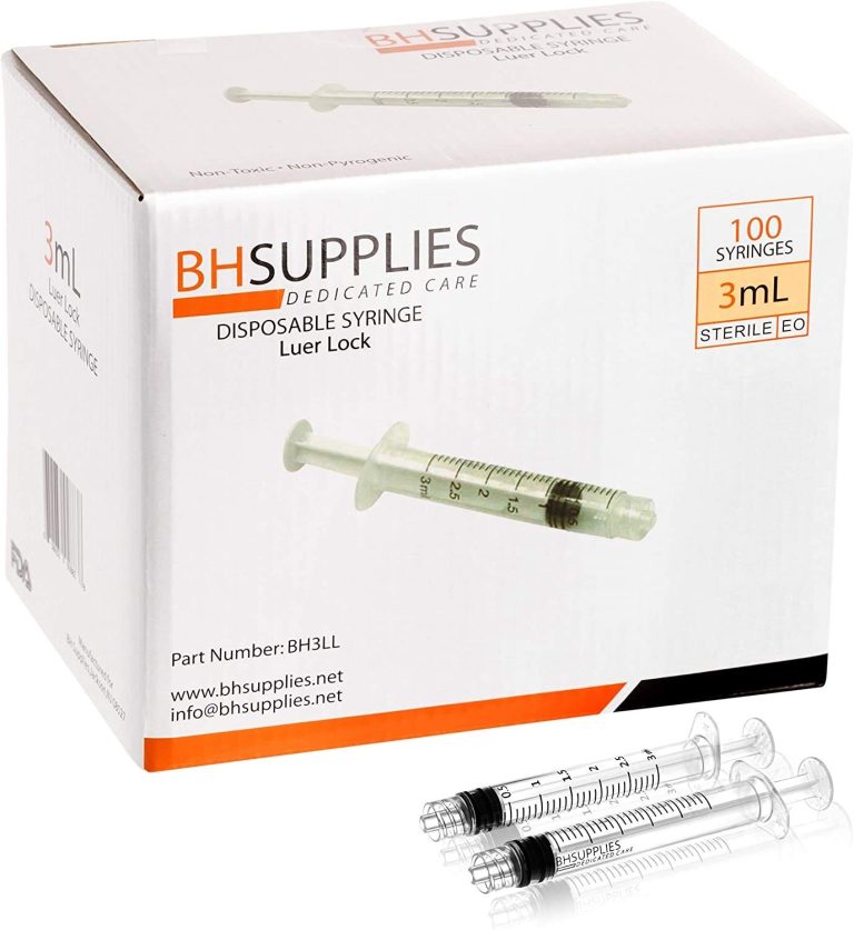 3ml Syringe with Luer Lock Tip (Sterile)