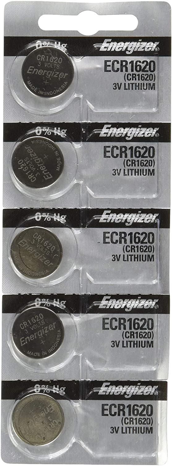 Energizer CR1620 Lithium Battery 5-Pk