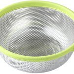 Stainless Steel Colander Strainer with Handle for Kitchen - 5 Quart