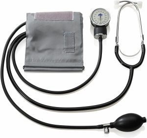 Sphygmomanometer Blood Pressure Monitor Cuff Kit with Stethoscope