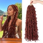 LMZIM Butterfly Crochet Hair 8Packs/Lot Ombre Color Twist Braids