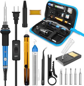 Adjustable Temperature Professional Soldering Iron Kit