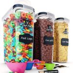 Cereal Container Storage Set with Airtight Lids