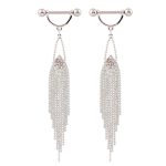 IrbingNii Piercing 3 Layers Tassel Earrings Jewelry