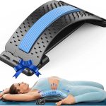 Back Stretcher & Cracking Massager with Adjustable Arch for Pain Relief and Better Posture