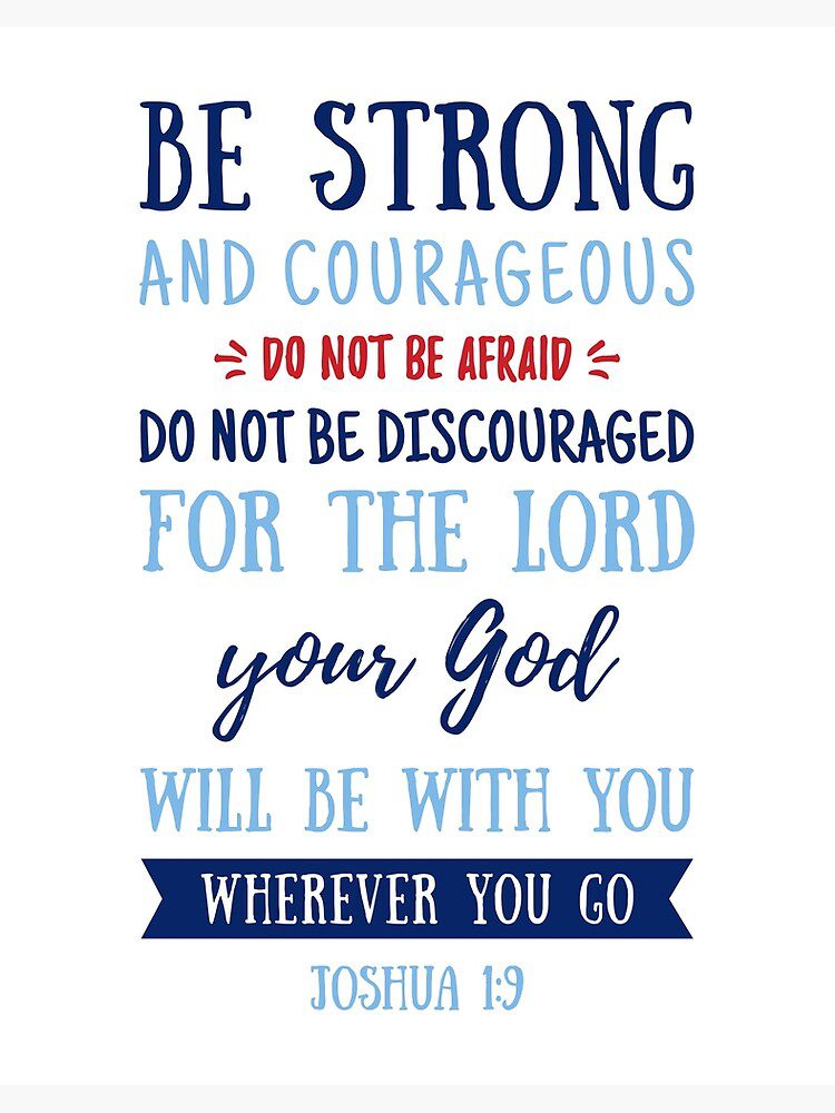 Be Strong and Courageous: God's Word for the Brave