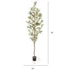 Nearly Natural 9160 Olive Artificial Tree