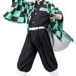 CZOFEK Kimetsu no Yaiba Tanjiro Kamado Cosplay Costume