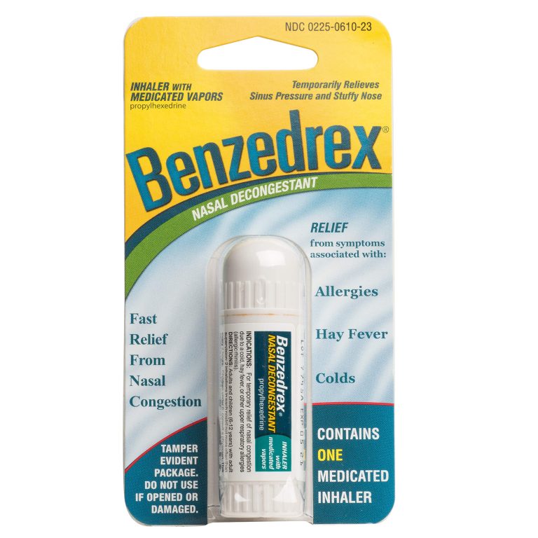 Benzedrex Nasal Decongestant Inhaler