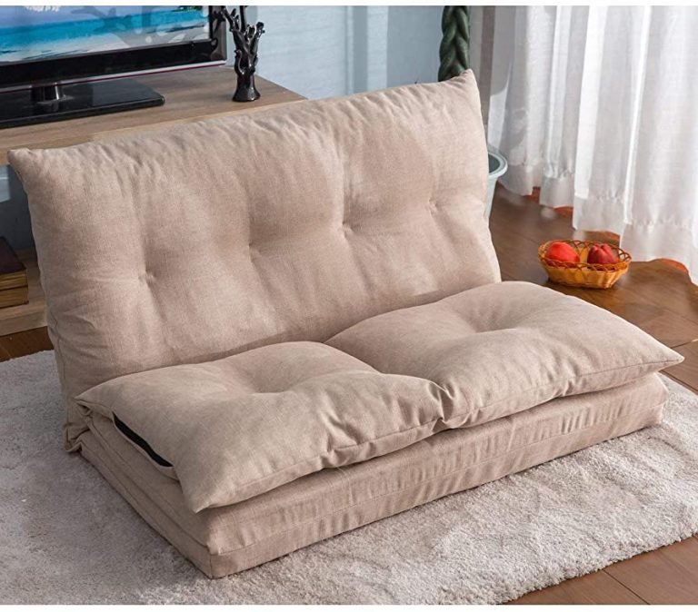 Best Choice Products Adjustable Fabric Folding Chaise Lounge Sofa Chair Floor Couch