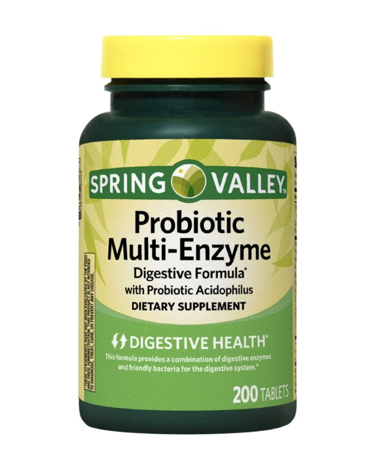 Spring Valley Multi-Enzyme Probiotic Tablets