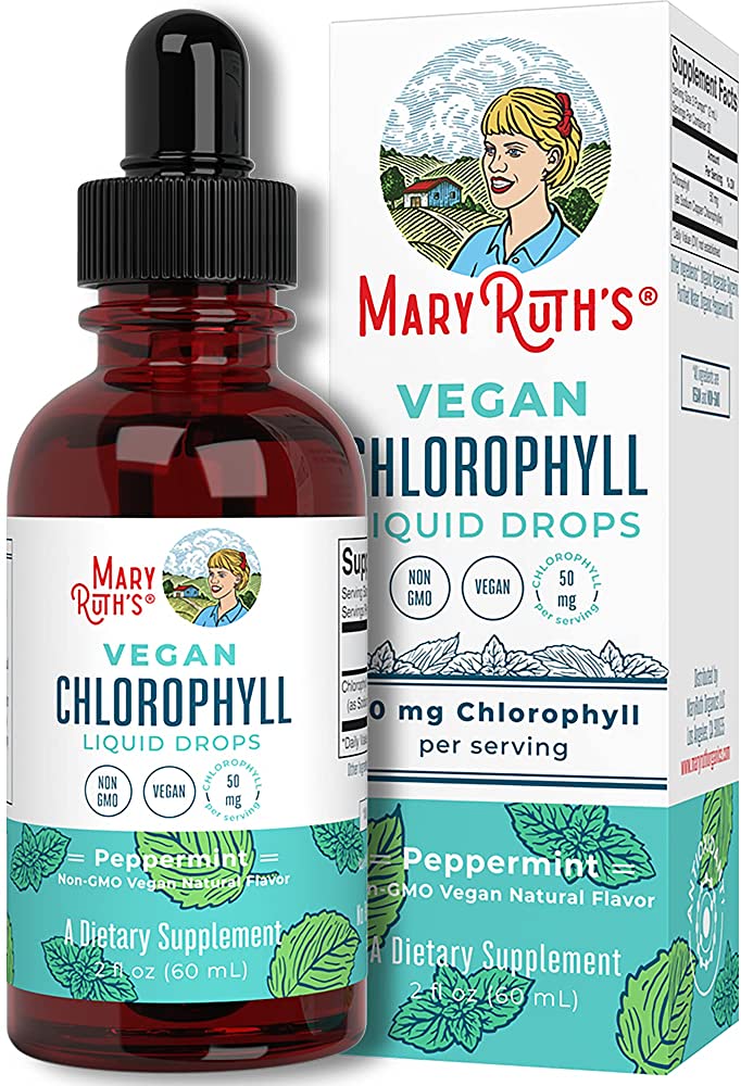 Liquid Chlorophyll Drops with Peppermint by MaryRuth's