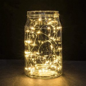 Battery-Operated Waterproof Firefly String Lights for Christmas