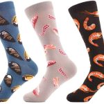 Colorful Casual Combed Cotton Stockings Patterned