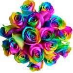 Fresh Rainbow Bouquet Flower Explosion