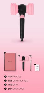 BLACKPINK OFFICIAL LIGHTSTICK + IDOLPARK Photocards