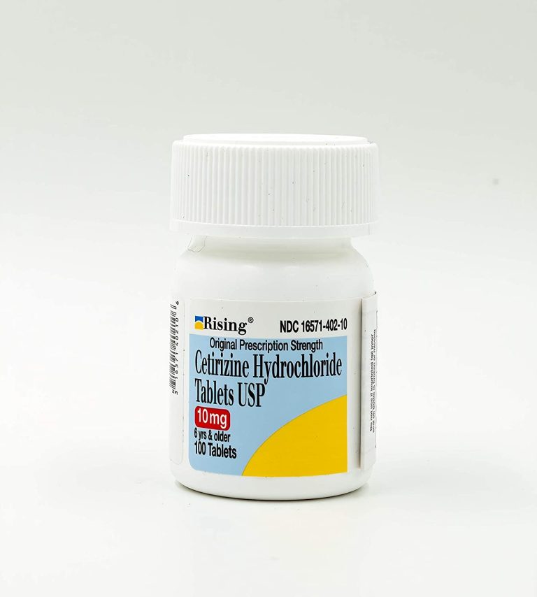 Cetirizine 10mg Antihistamine Tablets