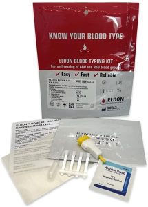 Blood Type Test Kit Eldoncard