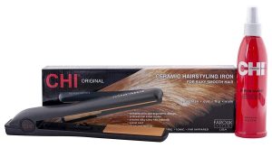 CHI Original Pro 1” Ceramic Ionic Tourmaline Flat Hair Straightening Hairstyling Iron