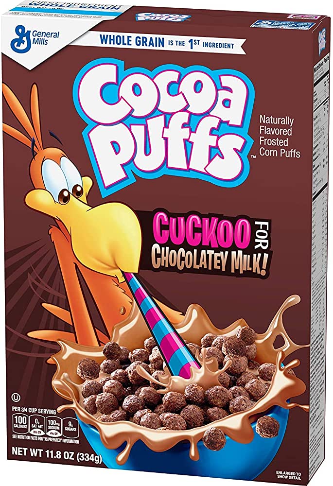 General Mills Cereals Chocolate Flavored