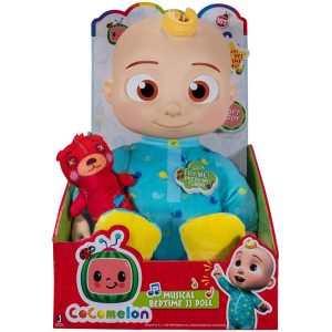 Cocomelon Musical Bedtime JJ Plush with Tummy Time Mat