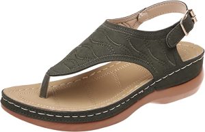 Sursell Women's Orthotic Sandals with Arch Support