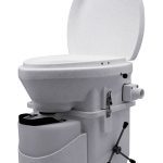 Nature's Head Self Contained Composting Toilet with Close Quarters Spider Handle Design