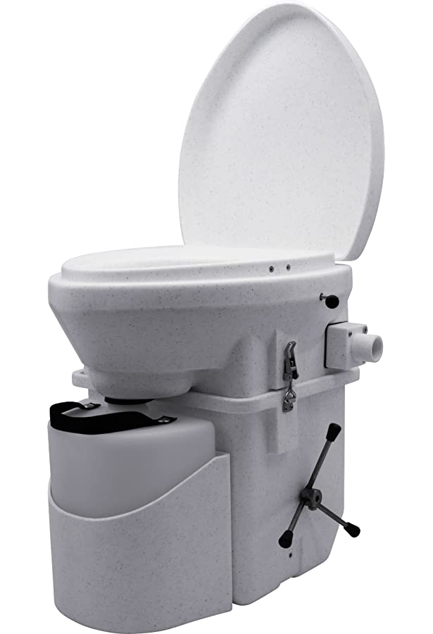 Nature's Head Self Contained Composting Toilet with Close Quarters Spider Handle Design