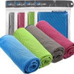 4pc Cooling Towel for Athletes - Instant Chilly Towel