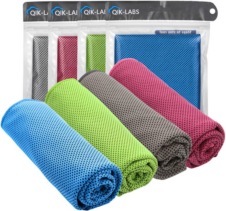 4pc Cooling Towel for Athletes - Instant Chilly Towel