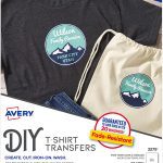 Avery Inkjet Iron-on Dark T-Shirt Transfers