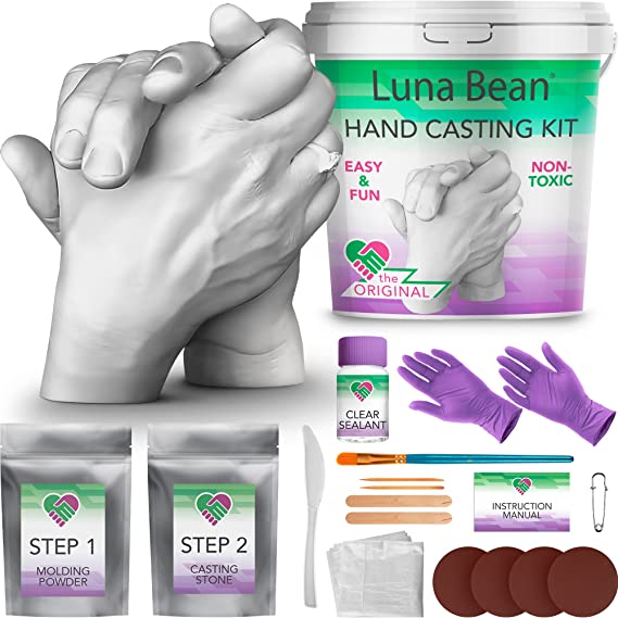 Luna Bean Keepsake Hands Casting Kit