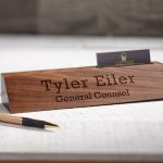 Personalized Office Name Plate Holder