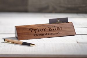 Personalized Office Name Plate Holder