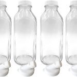 Dairy Shoppe Heavy Glass Milk Bottles