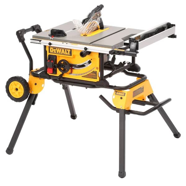 DEWALT 10-Inch 15-Amp 2-Inch Capacity Portable Table Saw