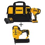 DEWALT DCN680D1 20V Max XR Lithium-Ion Cordless Brushless 16 Ga Angled Finish Nailer Kit