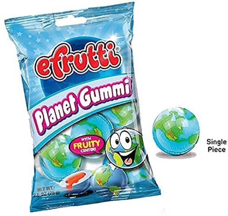 Efrutti Planet Gummi Individually Wrapped