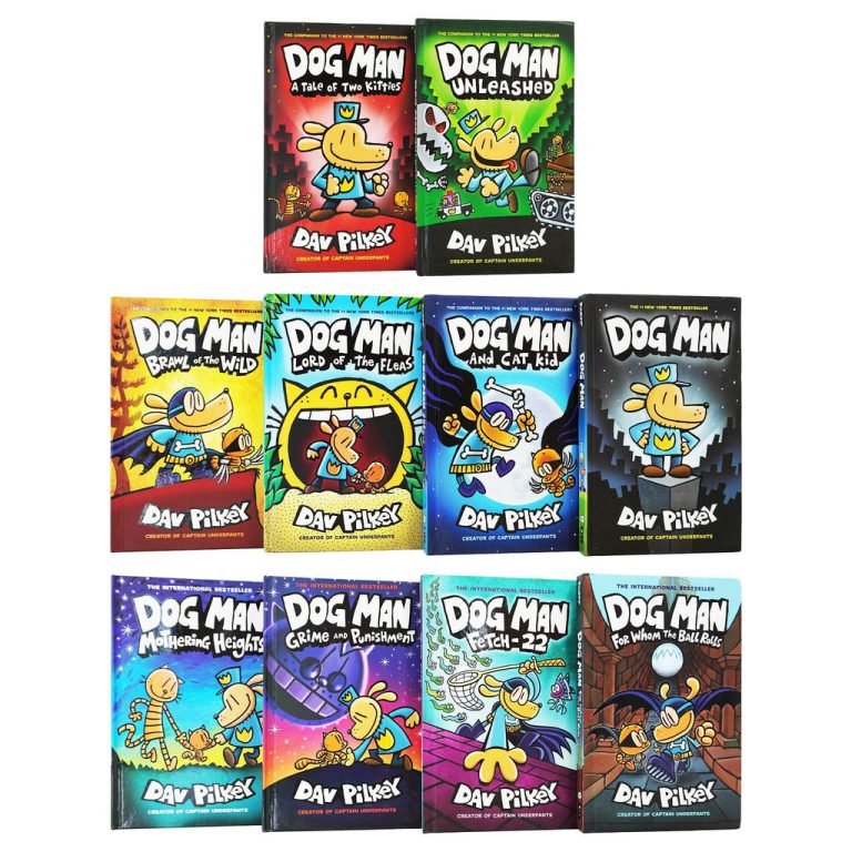 Dog Man Books Set 1-10