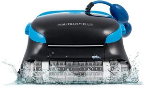 Dolphin Nautilus Automatic Robotic Pool Cleaner with Easy to clean Large Top Load Filter Cartridges and Tangle-Free Swivel Cord